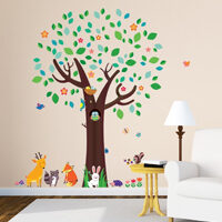 Wall Sticker albero con animali