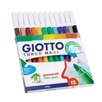 Giotto turbo maxi pennarelli 12pz