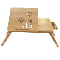 Tavolino PC portabile di bambù