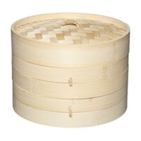 Cestello in bambù per cottura a vapore
